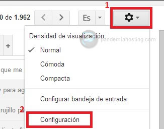 configurar gmail
