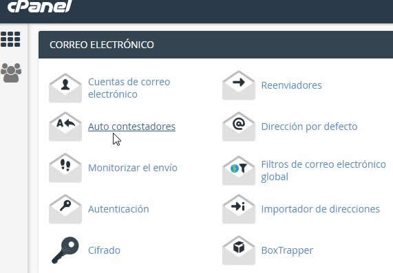 autorespondedor cpanel